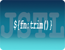 JSTL Function fn:trim Example