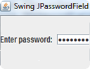 JPasswordField basic tutorial and examples