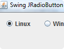 JRadioButton basic tutorial and examples