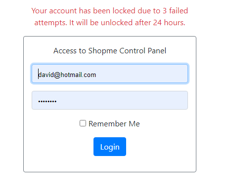 To Many Failed Login Attempts, Reset your Password Loop! Please