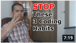 stop bad coding habits