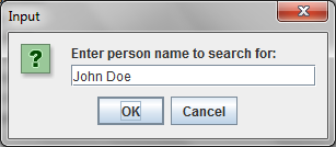 Search person