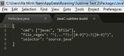 JavaC build script
