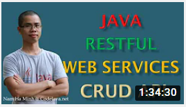 java restful webservices crud tutorial